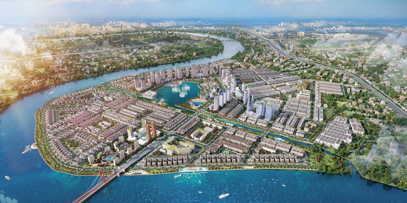 Toàn cảnh Vạn Phúc City - điểm tổ chức sự kiện