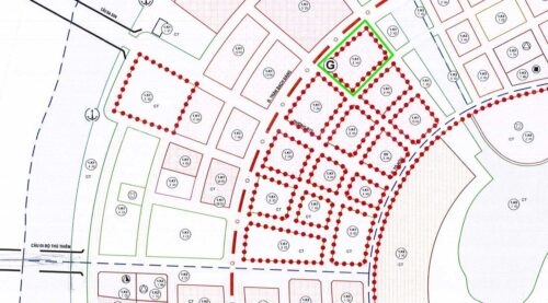 Bản đồ vị trí dự án tòa tháp 99 tầng ở Khu đô thị Thủ Thiêm trên bán đảo.