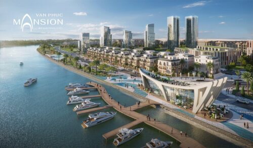 Không gian sống ven sông thoáng đãng tại Vạn Phúc City