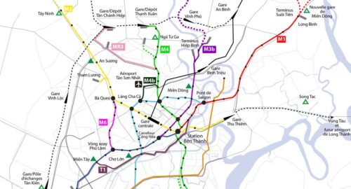 Bản đồ quy hoạch tuyến Metro số 4