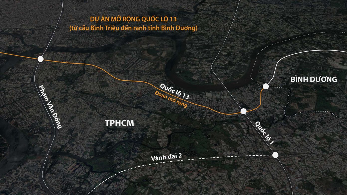 Dự án mở rộng Quốc lộ 13