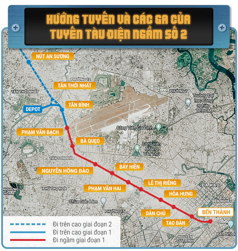 Tuyến Metro số 2.
