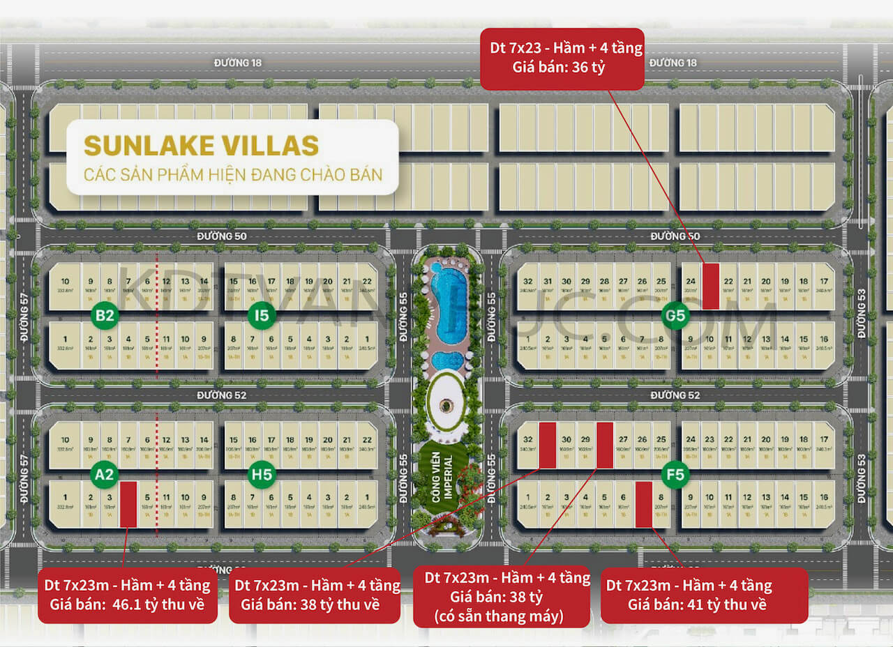 vạn phúc city phân khu sunlake