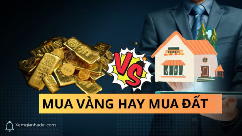 Ở thời điểm hiện tại nên đầu tư bất động sản hay vàng để có lãi?