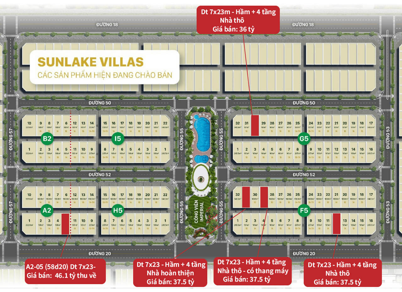 Vạn Phúc city - Phân khu Sunlake