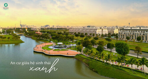 nhà phố ven sông Van Phuc City
