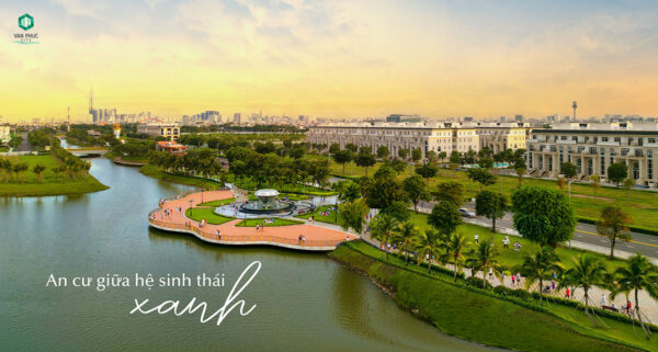 nhà phố ven sông Van Phuc City